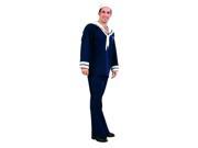 Sailor Navy Blue Long Sleeve Costume Adult Standard