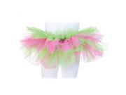 Tutu Costume Accessory Child Green Pink One Size Fits Most