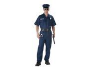 Classic Police Office Uniform Costume Adult Small 38 40
