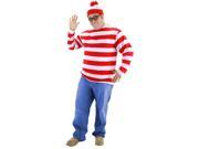 Where s Waldo Costume Adult XX Large
