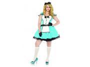 Wonderland Storybook Alice Plus Size Adult Costume