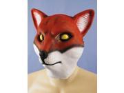 Red Fox Animal Full Face Adult Costume Mask