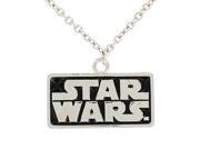 Star Wars Logo Necklace Pendant 18 Chain