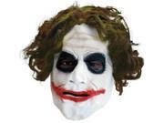 Batman Dark Knight The Joker 3 4 Adult Mask With Hair