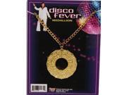 Disco Fever Costume Medallion