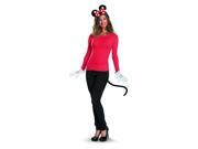 Disney Red Minnie Mouse Adult Costume Kit One Size Fits Most