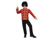 Michael Jackson Red Military Jacket Child Large