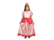 Super Mario Brothers Brothers Princess Peaches Costume Child Large