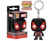 Marvel Funko Pocket POP Keychain Black Suit Deadpool