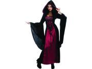 Medieval Gothic Enchantress Hooded Dress Costume Adult One Size Fits Most