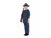 Union Officer Uniform Costume Child Medium