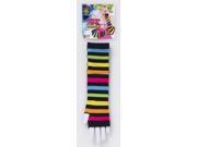 Club Candy Rainbow Costume Glovelets Adult One Size