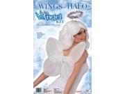 Angel Wings Halo Costume Accessory Kit White