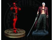 Hollywood Collectibles 1 4 Scale Dante Vs Deadpool Statues