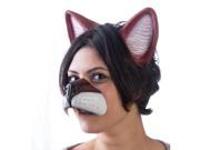 What s Up Fox Adult Costume Ear Headband Nose Set