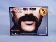 Chinese Asian Black Synthetic Hair Adult Costume Moustache