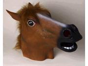 Adult Deluxe Latex Animal Costume Mask Horse