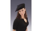 Black French Beret Adult Costume Hat