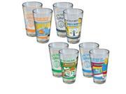 Simpsons Greetings From Springfeild 4 Pack Pint Glass