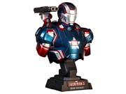 Iron Man 3 Iron Patriot Sideshow Collectibles 1 4 Scale Bust Figure Hot Toys