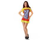 Jolly RancherÂ Couture Costume Dress Adult Red Large X Large