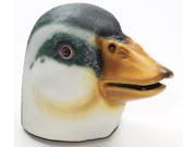 Latex Animal Costume Mask Adult Mallard Duck One Size