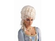 Platinum Marie Antoinette Victorian Adult Costume Wig