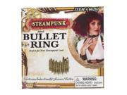 Steampunk Bullet Ring Costume Jewelry
