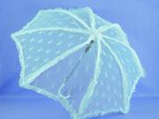 Steampunk Lace Costume Umbrella Parasol 43 Turquoise One Size