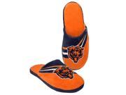 Chicago Bears NFL Adult 2013 Big Logo Slide Slipper Tpr Sole Small