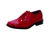 Men s Gangster Vinyl Tuxedo Adult Red Costume Shoes Small