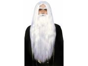 Adult Merlin Wizard Wig and Beard Set
