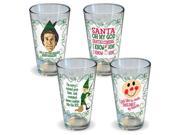 Elf The Movie Quotes 4 Pack Pint Glasses