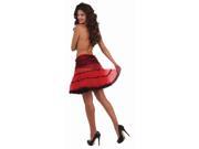 16 Long Red Black Costume Crinoline Slip Adult One Size Fits Most