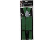 Green Adult Costume Suspenders One Size