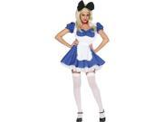 Alice of Wonderland Adult Costume Small
