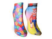Candy Crush Candy Toffee Ladies Socks 2 Pack