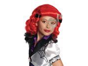Monster High Operetta Costume Wig Child Red One Size