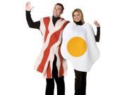 Bacon Eggs Couples Adult Costume Standard