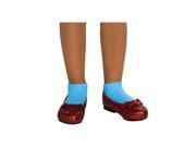 The Wizard Of Oz Dorothy Sequin Costume Shoes Child Medium