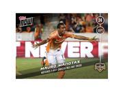 MLS Houston Dynamo Mauro Manotas 35 Topps NOW Trading Card