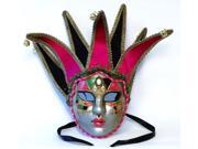 Tramezzino Jester Costume Mask Pink