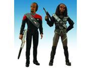 Star Trek Deep Space Nine 7 Action Figure 2 Pack Worf and Gowron