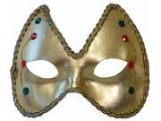 Mardi Gras Eye Costume Mask Gold