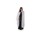 Ghost Adult Costume Full Length Tattered Grey Cape One Size