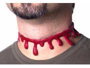 Faux Blood Drip Costume Necklace