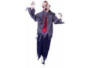 Animated Swinger 5 Foot Hanging Zombie w Light Up Eyes Sound Prop