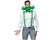 20 Green Super Stache Adult Costume Moustache