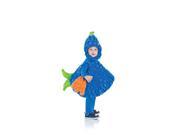 Belly Babies Big Mouth Fish Costume Child Toddler Blue Green X Large 4 6