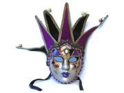 Tramezzino Jester Costume Mask Purple